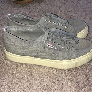 SUPERGA semi platform sneakers